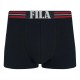 Fila Men s Cotton Boxer 2 Pack Rubber With Stripes & Logo