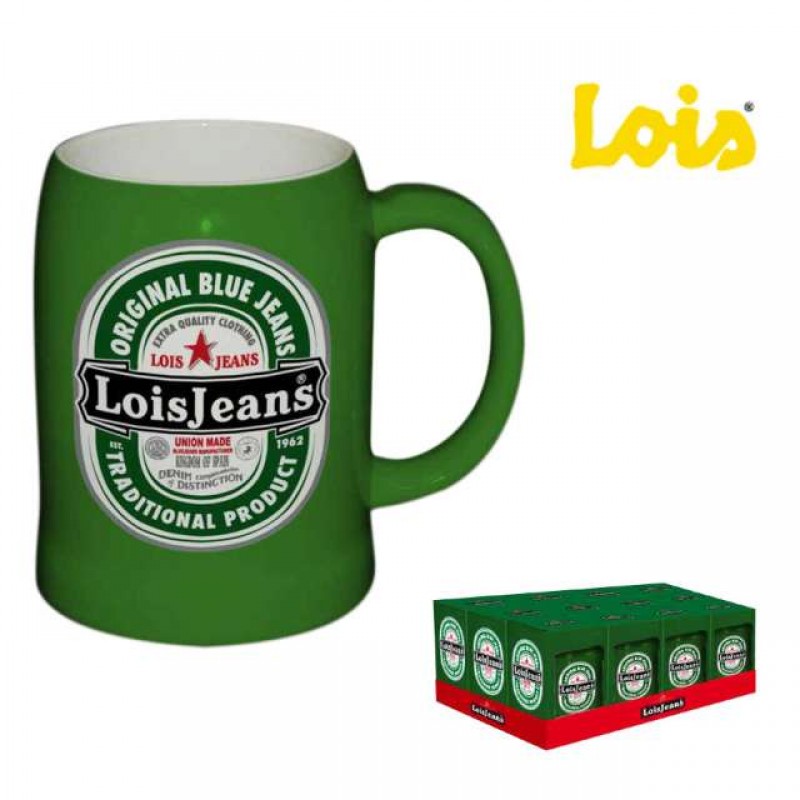 Lois Jeans Ανδρικό Μπόξερ Βαμβακερό Με Σχέδιο & Δώρο Κούπα Με Λογότυπο