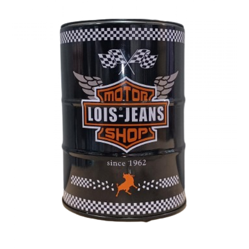 Admas Lois Jeans Ανδρικό Μπόξερ Βαμβακερό Με Σχέδιο Σε Μεταλικό Κουτί