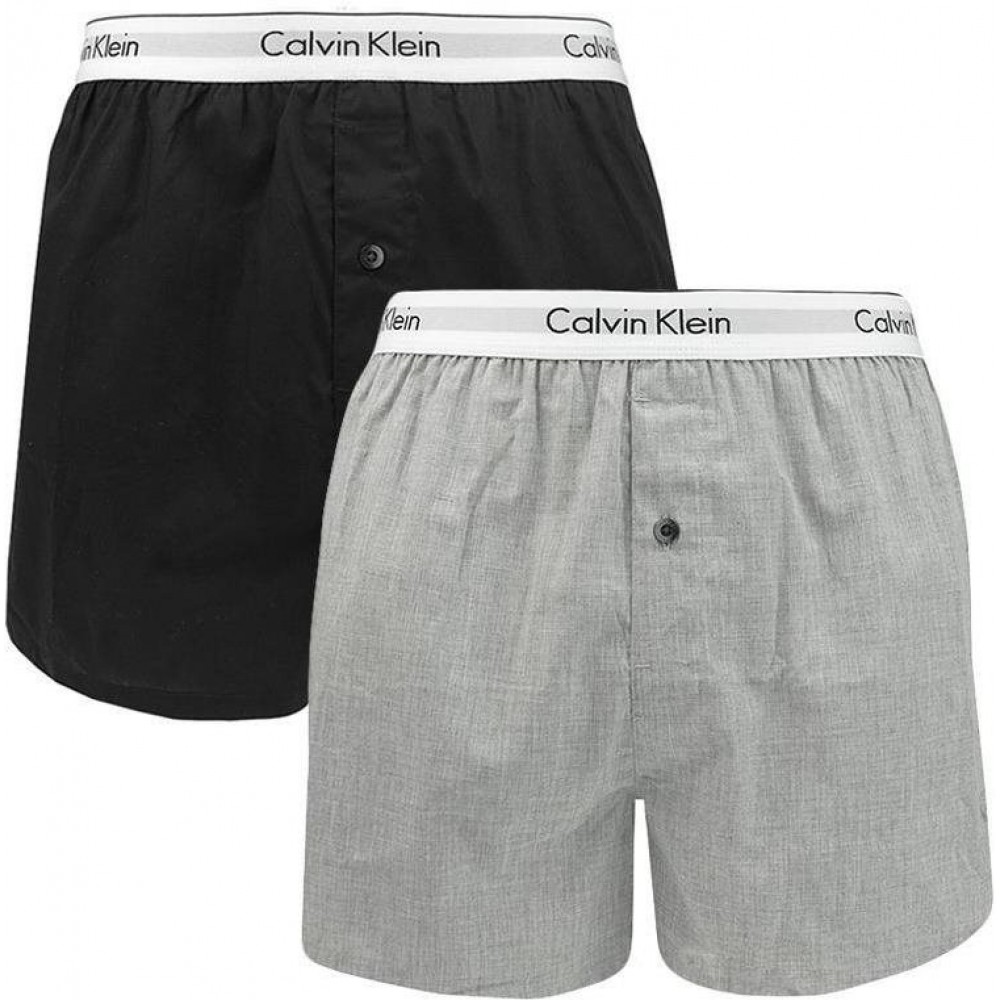 Calvin Klein Men s Boxer Wide Line 2 Pack BHY