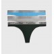 Calvin Klein Women s  Colorful Cotton Thong 3 Pack