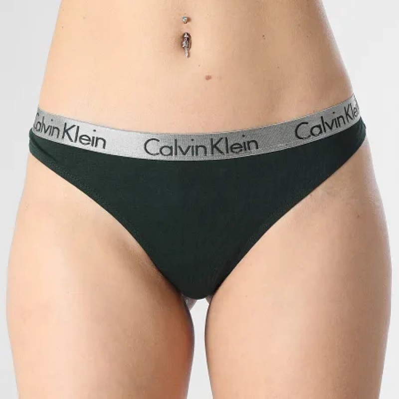 Calvin Klein Γυναικείο String Βαμβακερό Σε Χρώματα Σετ 3 Τεμάχια