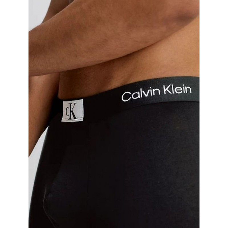 Calvin Klein Ανδρικό Μπόξερ Βαμβακερό Μονόχρωμο Σετ 3 Τεμάχια