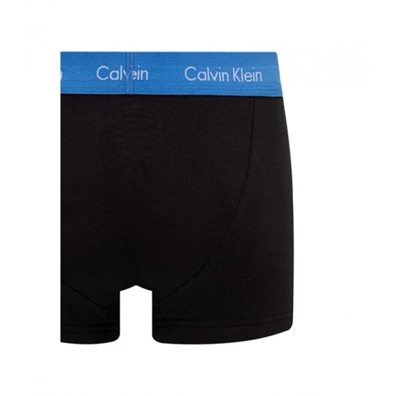 Calvin Klein Men s  Cotton Stretch Boxer s 3 Pack With Colorful Rubber