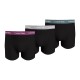 Calvin Klein Ανδρικό Μπόξερ Μαύρο Με Χρωματιστά Λάστχα Σε Συσκευασία Με 3 Τεμάχια H53