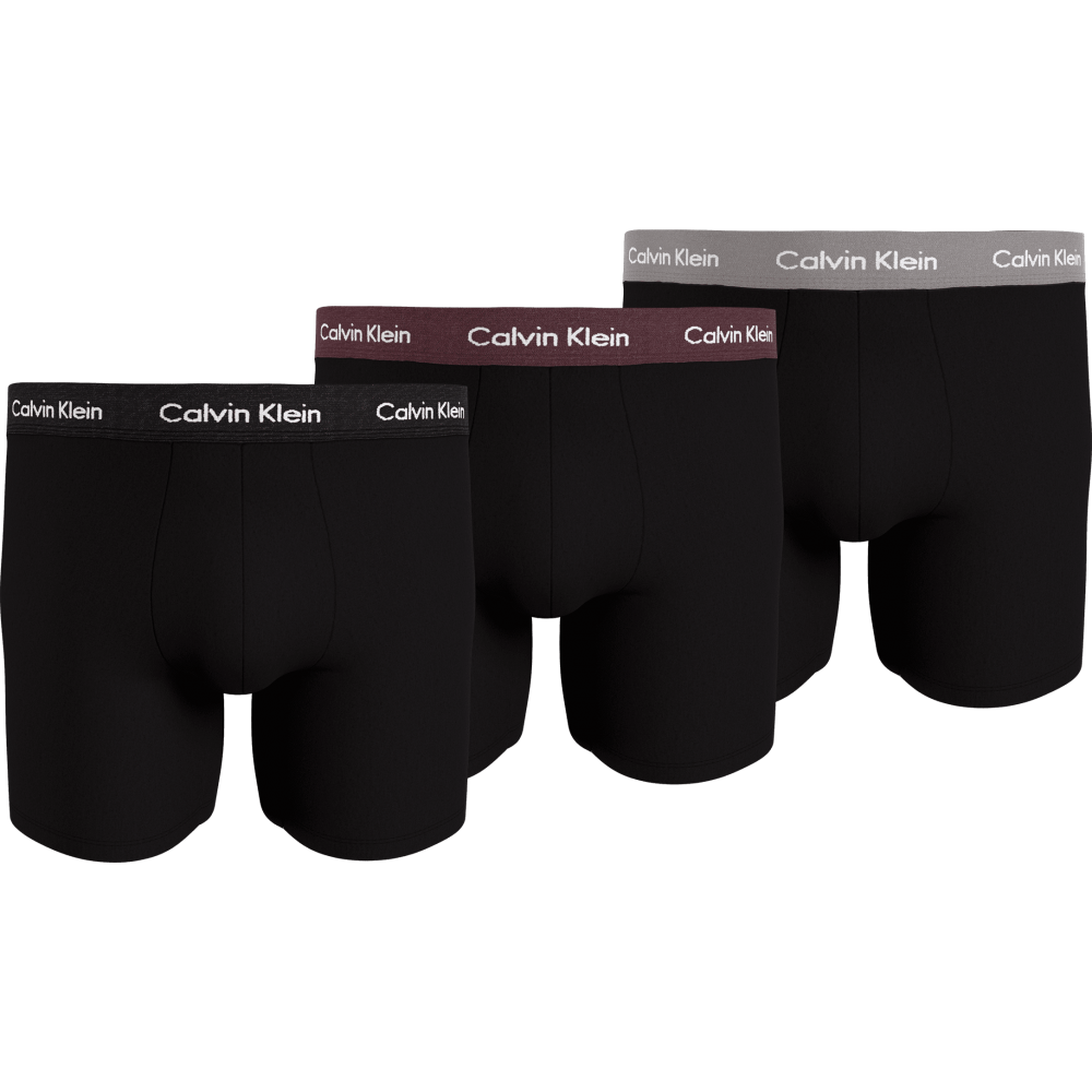 Calvin Klein Ανδρικό Μπόξερ Βαμβακερό Με Μακρύ Πόδι Σετ 3 Τεμάχια H54