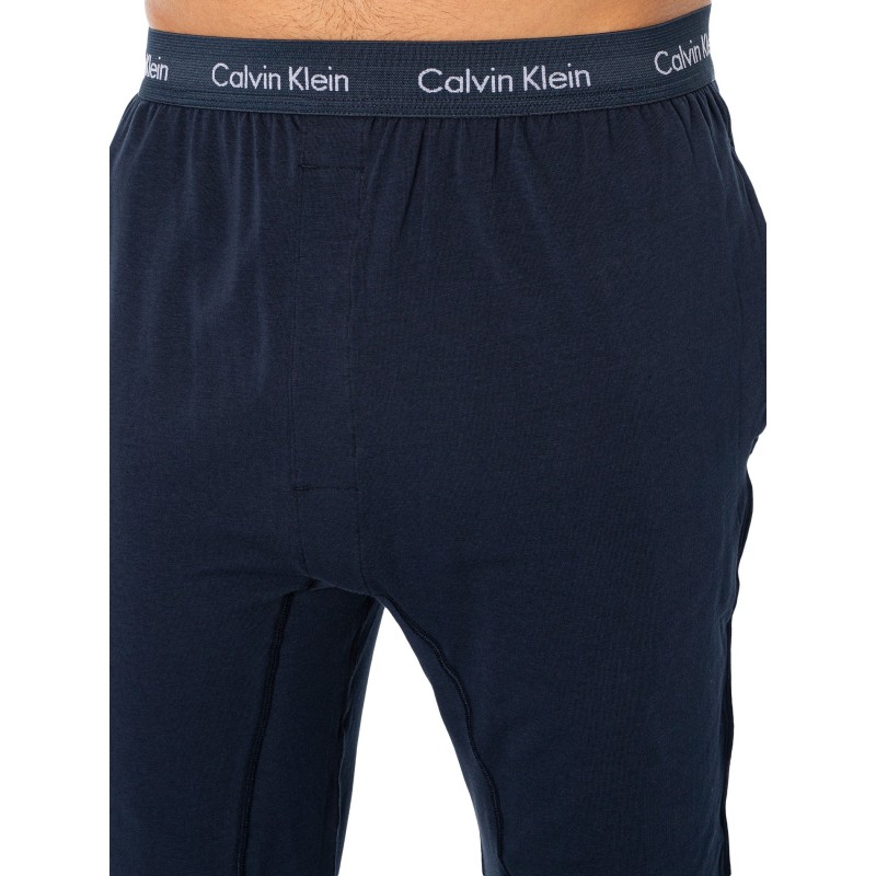 Calvin Klein Ανδρικό Παντελόνι Πυτζάμας Βαμβακερό Με Λάστιχο Στον Αστράγαλο
