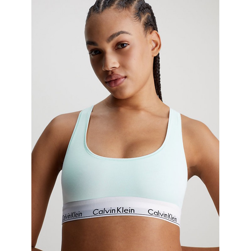 Calvin Klein Γυναικείο Μπουστάκι Cotton - Modal Με Φαρδύ Λαστίχο Lkw