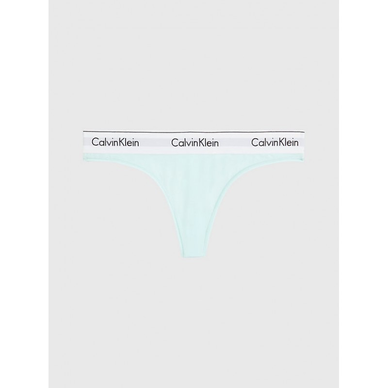 Calvin Klein Γυναικείο String Cotton - Modal Μονόχρωμο Με Φαρδύ Λάστιχο - Lkw
