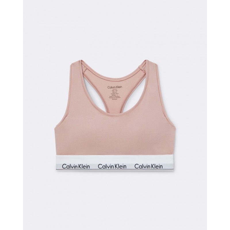 Calvin Klein Γυναικείο Μπουστάκι Cotton - Modal Με Φαρδύ Λαστίχο TQO