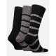 Tommy Hilfiger Ανδρικές Κάλτσες Βαμβακερές Με Σχέδιο Ρίγες Σετ 3 Τεμάχια Σε Gift Box