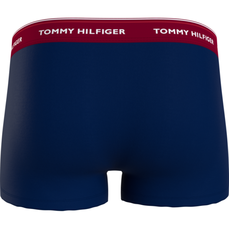 Tommy Hilfiger Ανδρικό Μπόξερ Βαμβακερό Με Χρωματιστά Λάστιχα & Λογότυπο Σετ 3 Τεμάχια