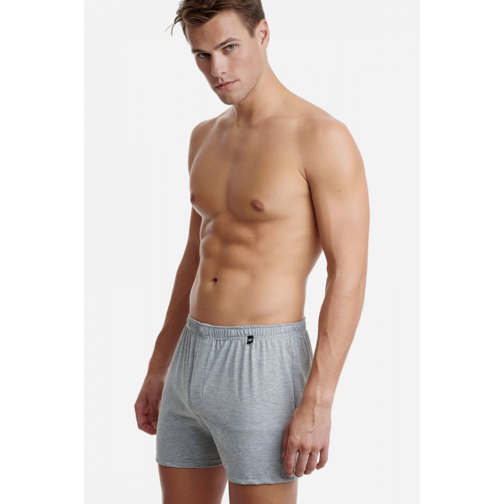 Men's Cotton Boxer Walk With Inner Rubber Pack of 2 Pieces