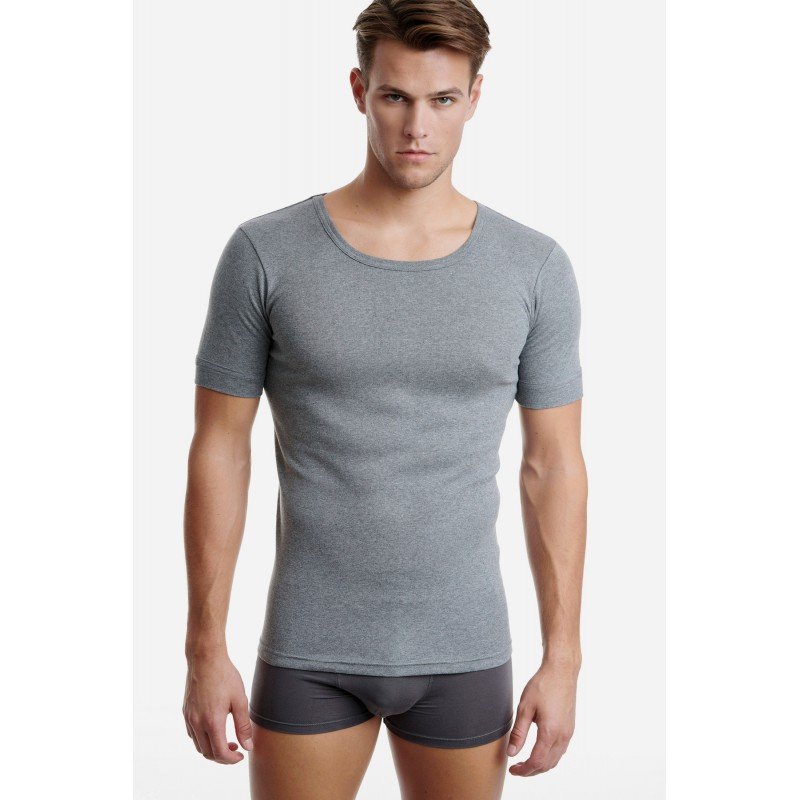 Men's Walking Shirt With Low Neck