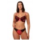 After Eden Women s Hight Waisted String Lace & Satin