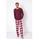 Aruelle Men's Nathan Plaid Pants Pyjama Set 