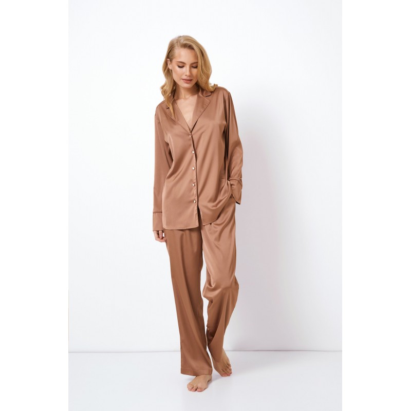 Aruelle Women s Satin Buttoned Pajamas Carmela