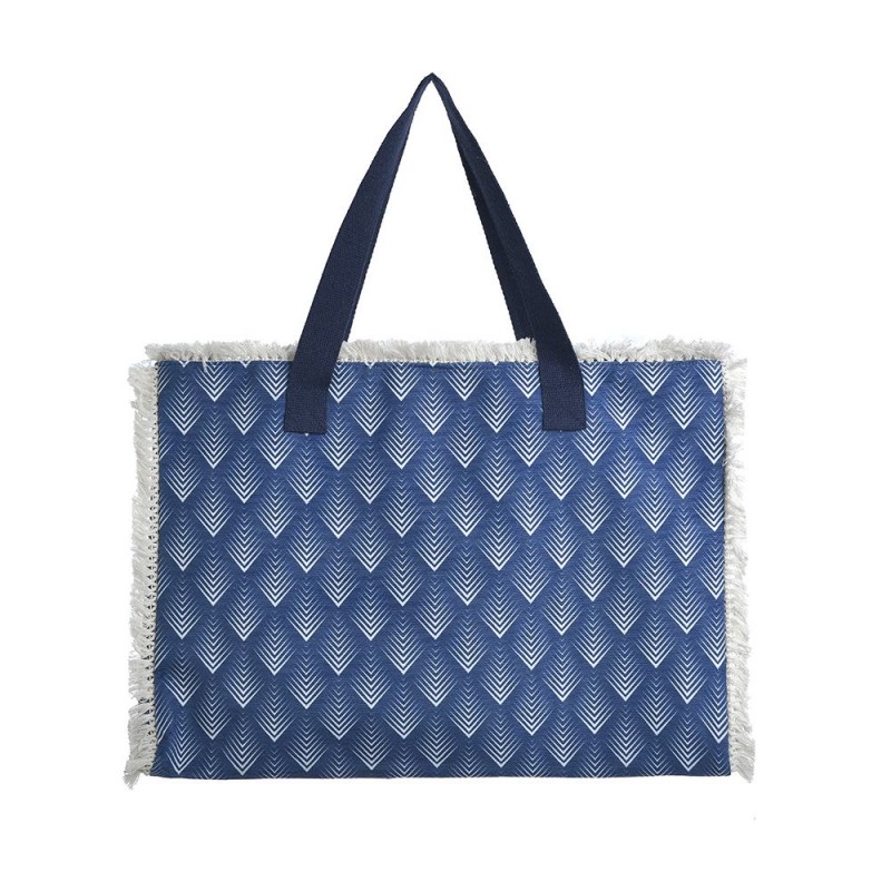Ble Women s Beach Bag Blue With Patterns 53X16X37