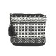 Ble Women s Small Cotton Bag Black & White Pattern 