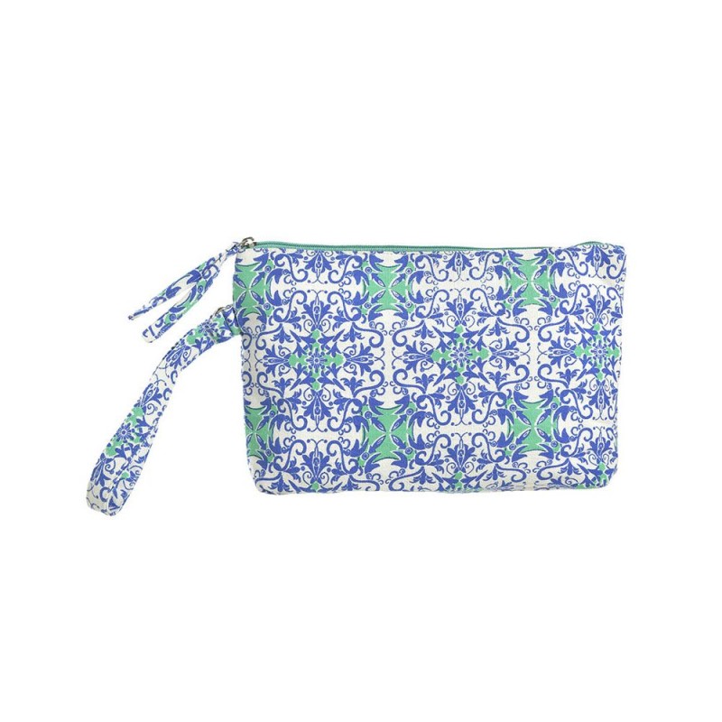 Ble Women s Multicolor Small Beach Bag Blue - Green - White