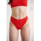 Blu4U Women s Hight Waisted Swimsuit Slip Solids Fashion Colors