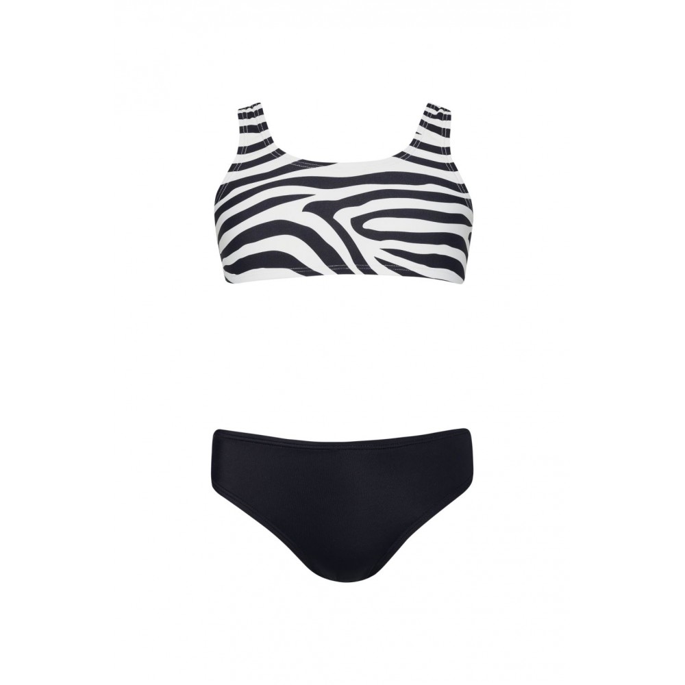 Blu4u Girls Swimwear Set Zebra Design