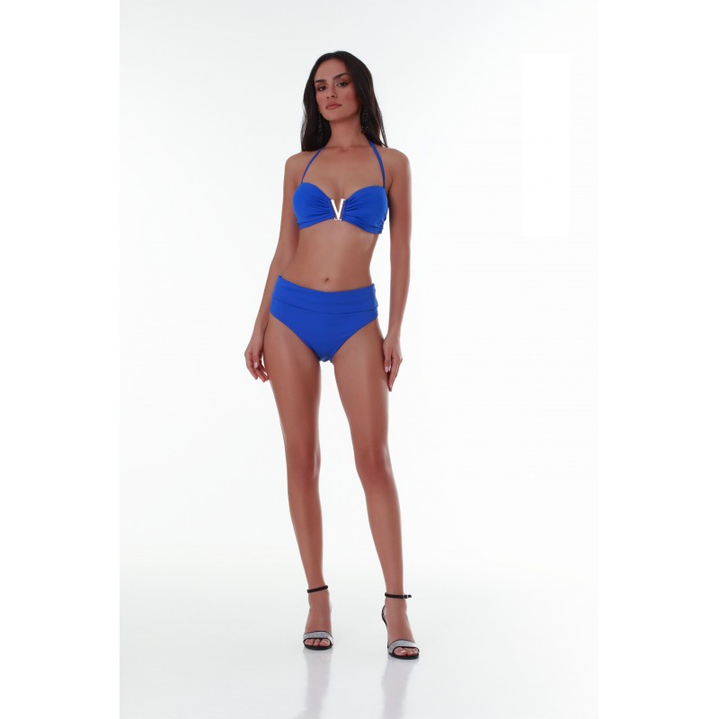 Bluepoint Women s Classic Slip Hight Waisted Swimwear Solids