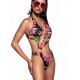 Bluepoint Women s Trikini One Piece Swimwear Floral Design
