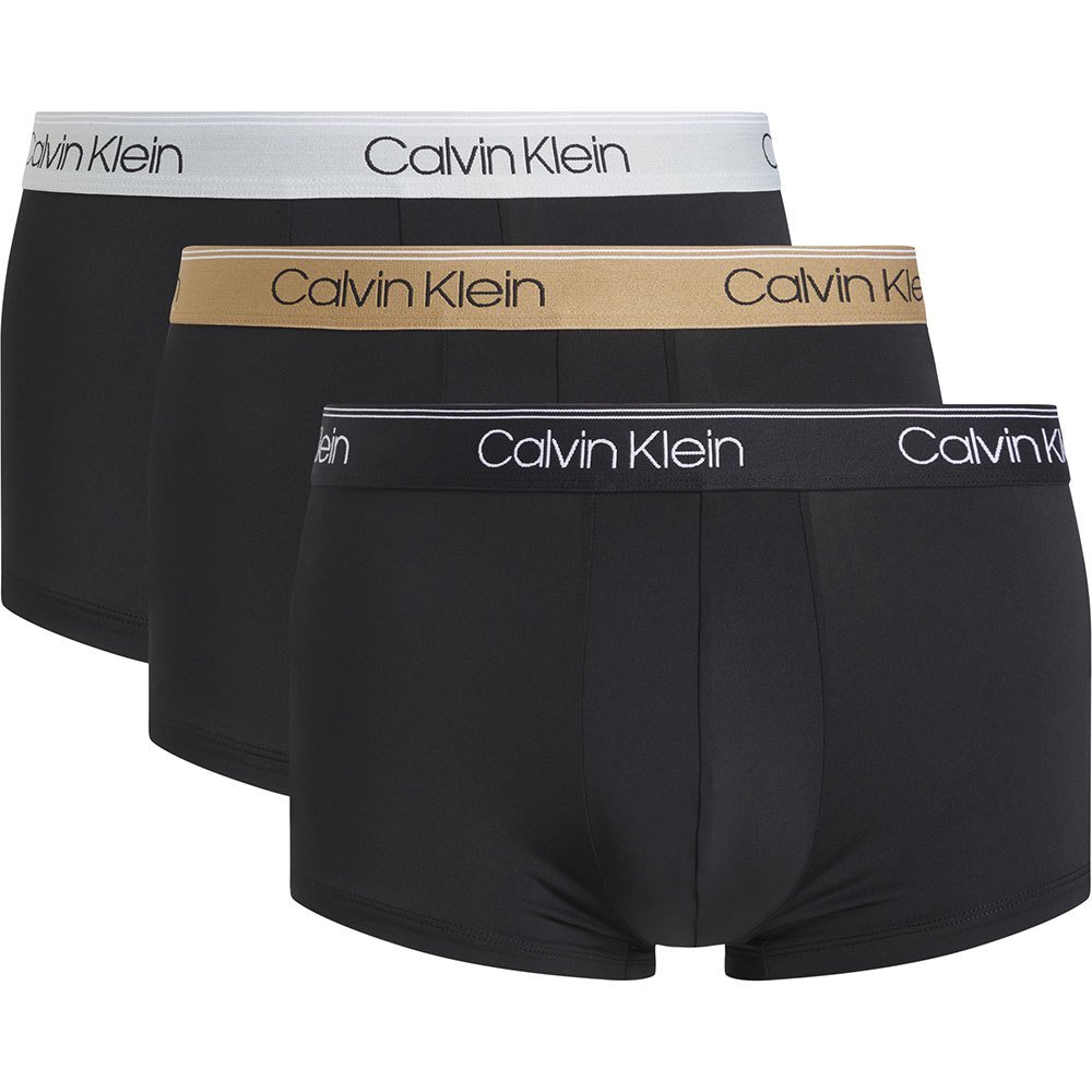 Calvin Klein Ανδρικό Μπόξερ Dry Fit Απο Microfiber Σε Σετ 3 Τεμάχια GF0