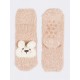 Ciocca Kids Teddy Bear Girls’ Slipper Socks 