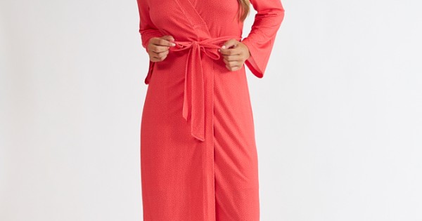 Micro Modal Robe Harmony Women s Micro Modal Polka Dot Robe With Belt, Summer Robes For ...