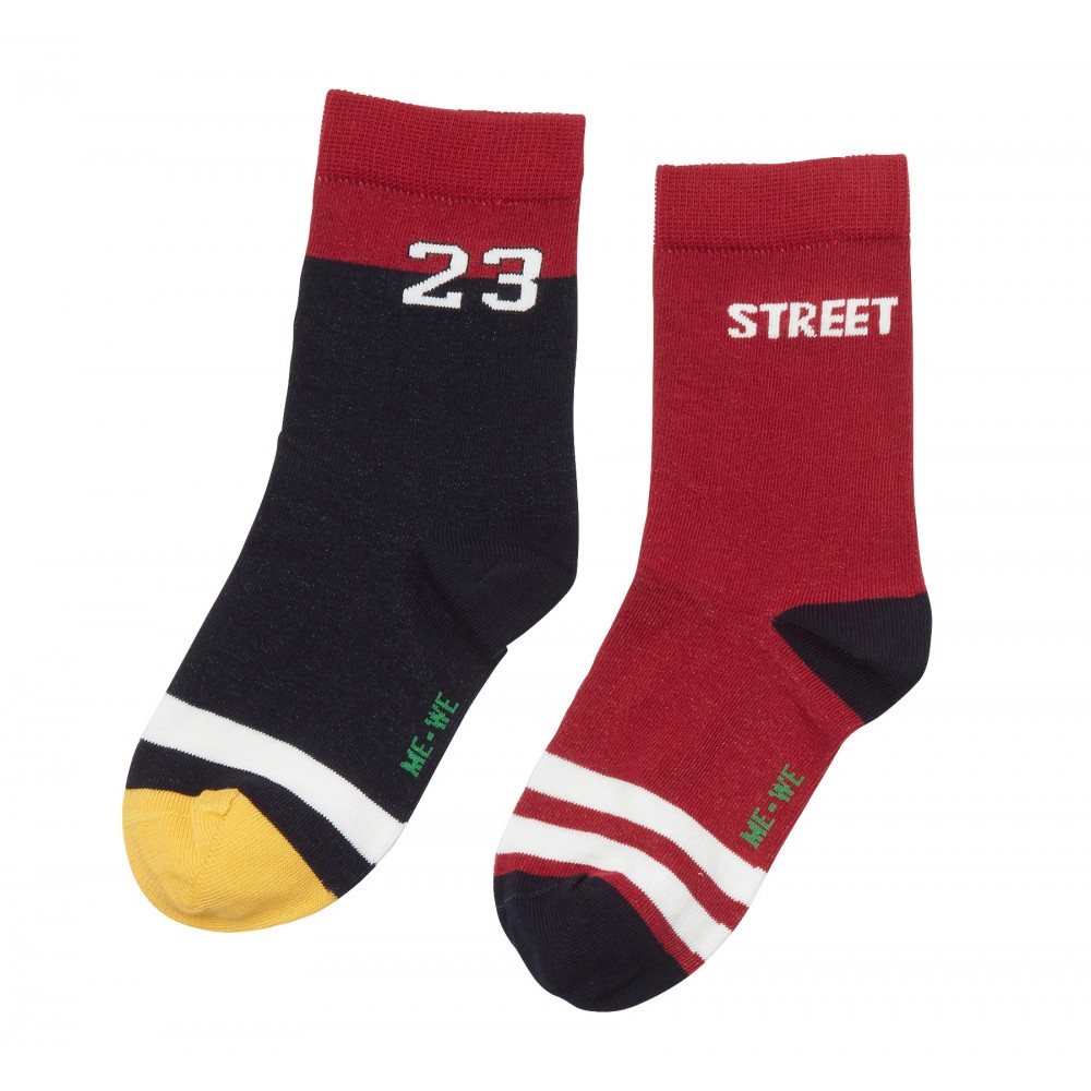 Me We Boy s Cotton Socks Street & 23 2 Pack