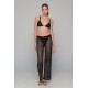 Milena Women s Loose Lace Pants Black Color