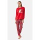 Minerva Women s  X-Mas Candy & Plaid Pants Pajamas