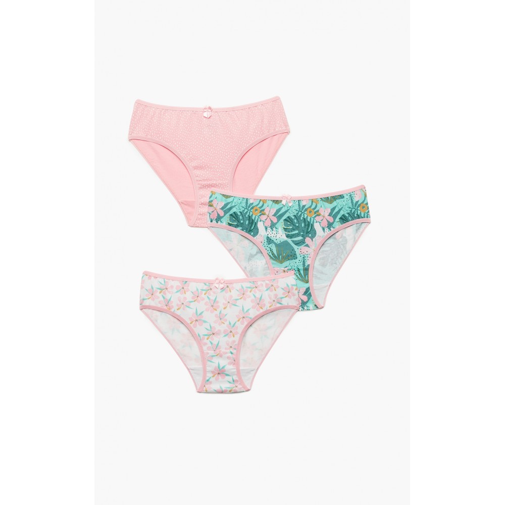 Children's Briefs WALK Set of 2 Pieces From Bamboo  Coral /Grey