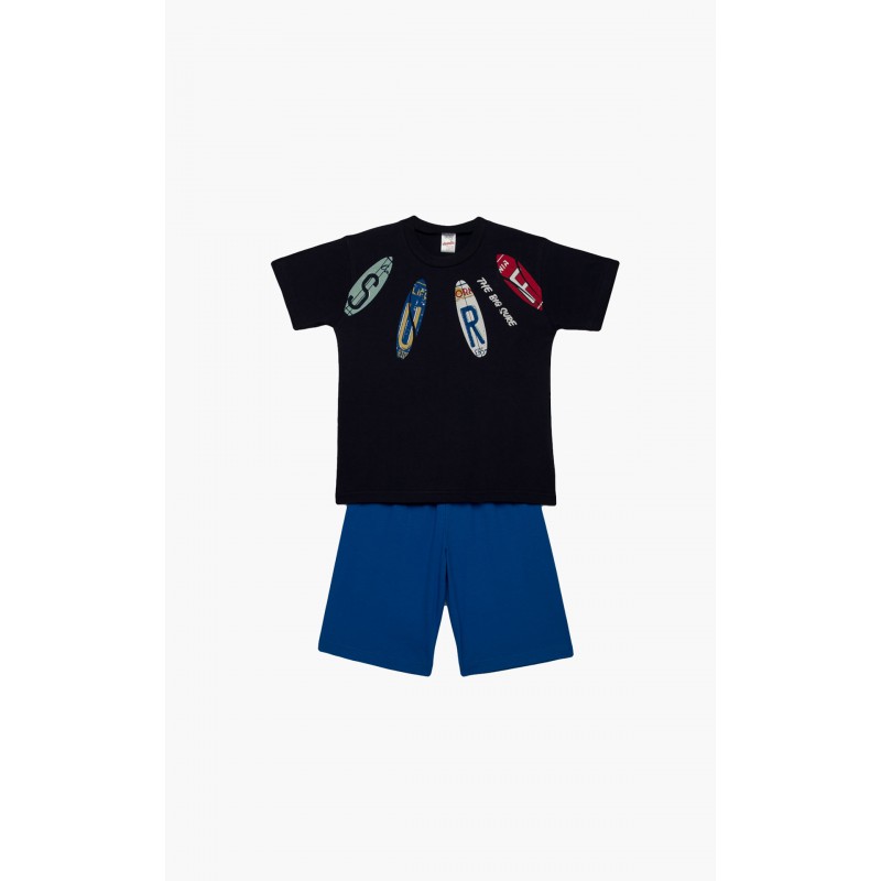 Minerva Boy s Short Pants Pajamas Escape Design