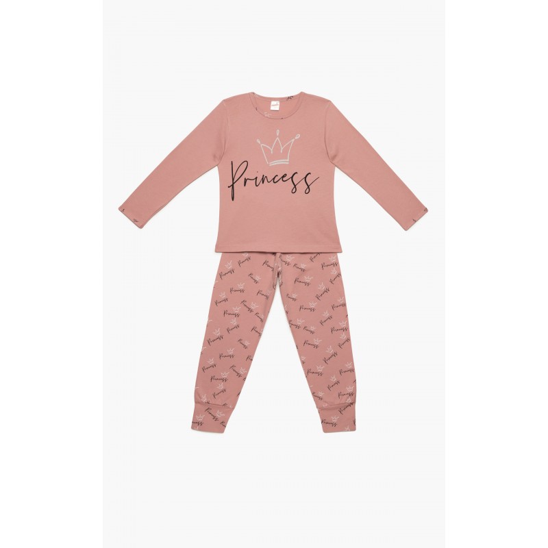 Minerva Kids Princess Crown Girls’ Pyjama Set  