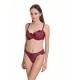 Miss Rosy Women's Lace Brazilian Brief With Satin Details