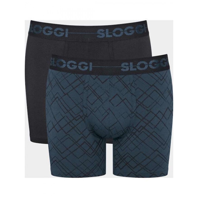 Sloggi Men's GO H Holiday Short Boxers 2 Pack