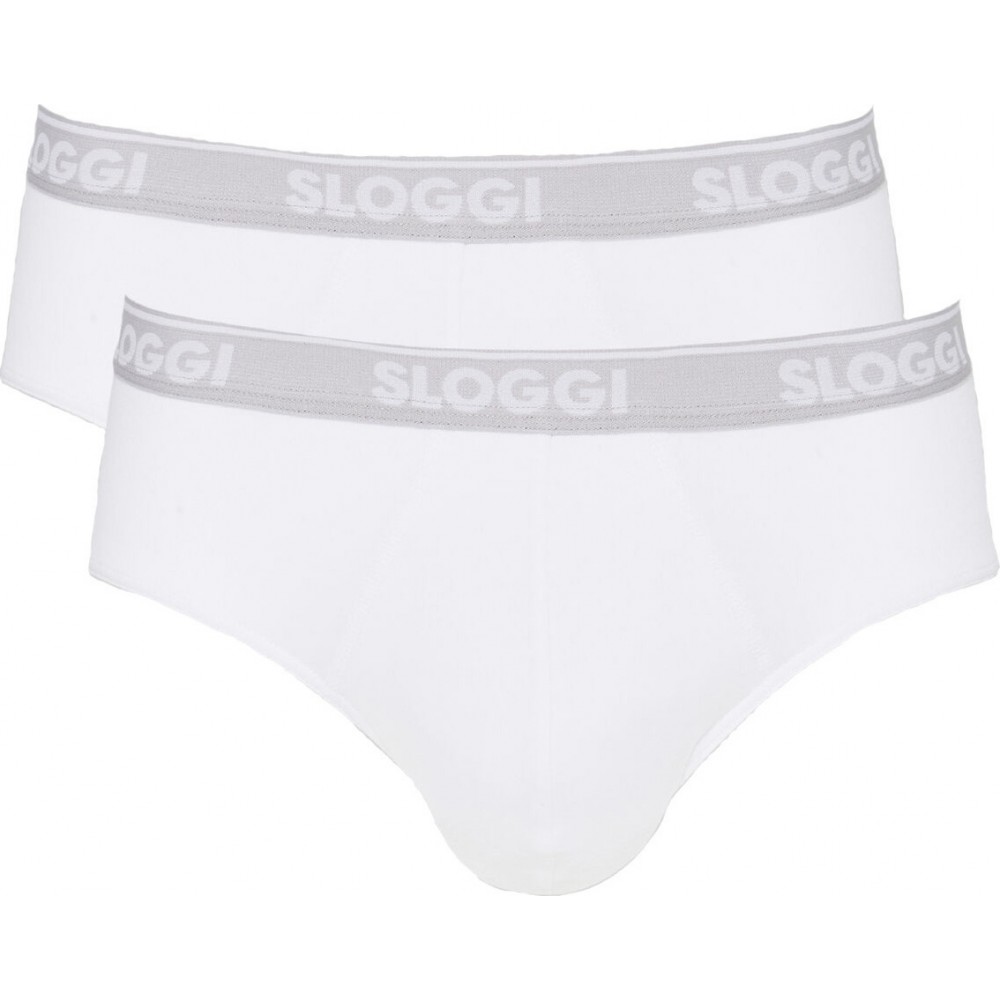 Sloggi Men s Slip 2 Pack Go Abc H Midi 2P White Color