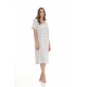 Zen By Daisy Women s Classic Cotton Short Sleeved Night Dress Floral Design