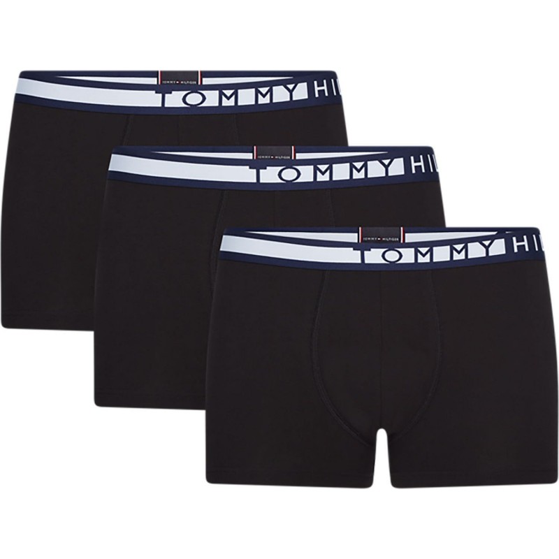 Men's boxers Tommy Hilfiger With External Rubber In Economical Package Of 3 Pieces